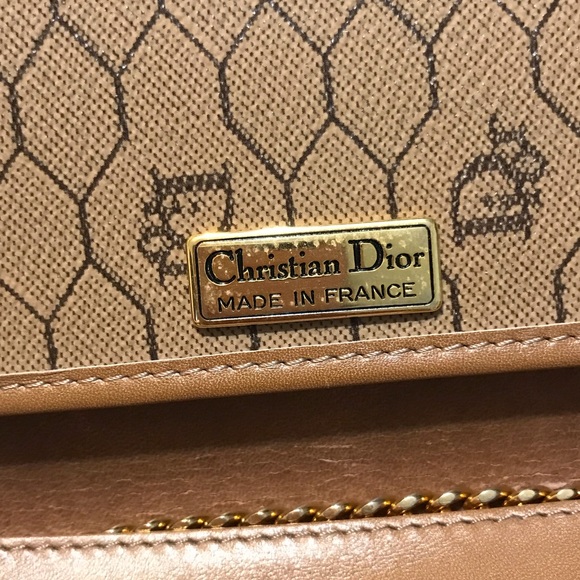 Christian Dior Flap Shoulder Bag/Clutch Bag authentic - VINTAGE - Picture 10 of 16